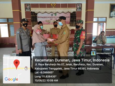 Penyaluran Bantuan Langsung Tunai Dana Desa (BLT-DD) Bulan Juni Tahun 2022