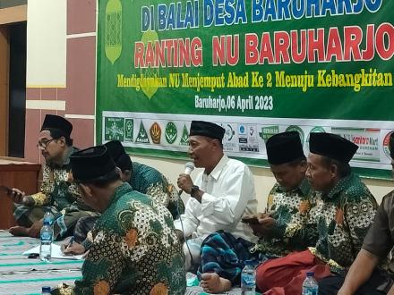 Kegiatan Lailatul Ijtima MWC NU Durenan di Desa Baruharjo