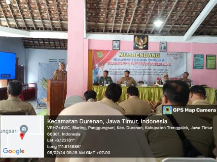 MUSRENBANG KECAMATAN DURENAN TAHUN 2024