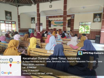 PENYALURAN BANTUAN PANGAN NON TUNAI (BPNT) DESA BARUHARJO BULAN FEBRUARI 2024