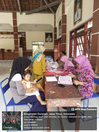 KEGIATAN POSYANDU BALITA DESA BARUHARJO BULAN MEI