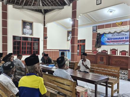 MUSDES LELANG TANAH KAS DESA